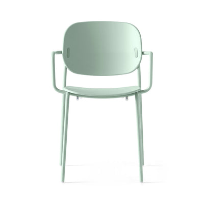 product image for yo matt thyme green metal armchair by connubia cb199103008l08l00000000 2 57