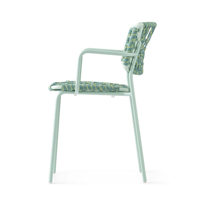 product image for yo matt thyme green metal armchair by connubia cb199103008l08l00000000 7 72