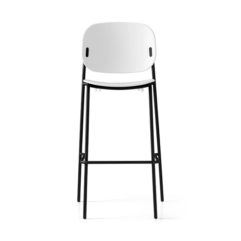 Shop Yo! Black Leg Bar Stool Burke Decor