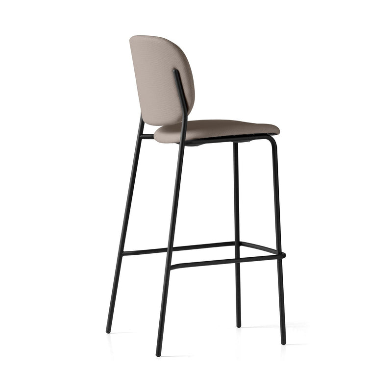 Shop Yo! Black Leg Bar Stool Burke Decor