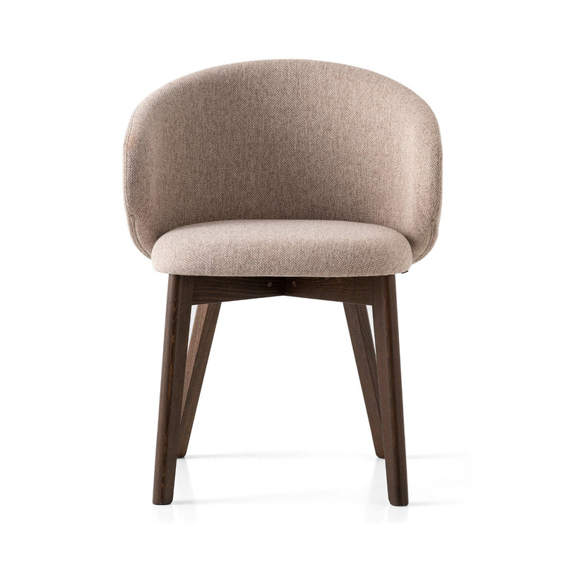 media image for tuka smoke beechwood armchair with wood legs by connubia cb2117000012slb00000000 6 223