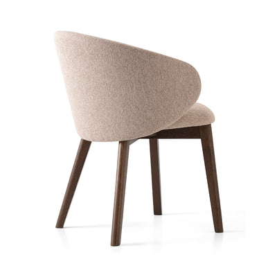 product image for tuka smoke beechwood armchair with wood legs by connubia cb2117000012slb00000000 8 54