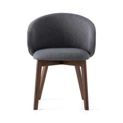 product image for tuka smoke beechwood armchair with wood legs by connubia cb2117000012slb00000000 2 13