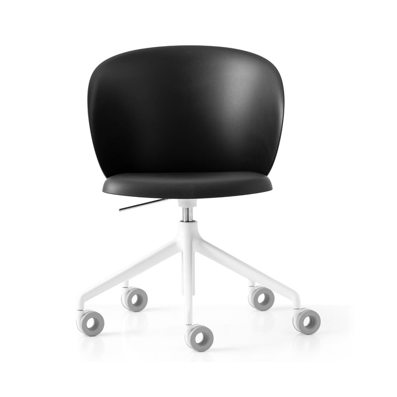 media image for tuka optic white aluminum swivel office chair by connubia cb2126000094slb00000000 30 248