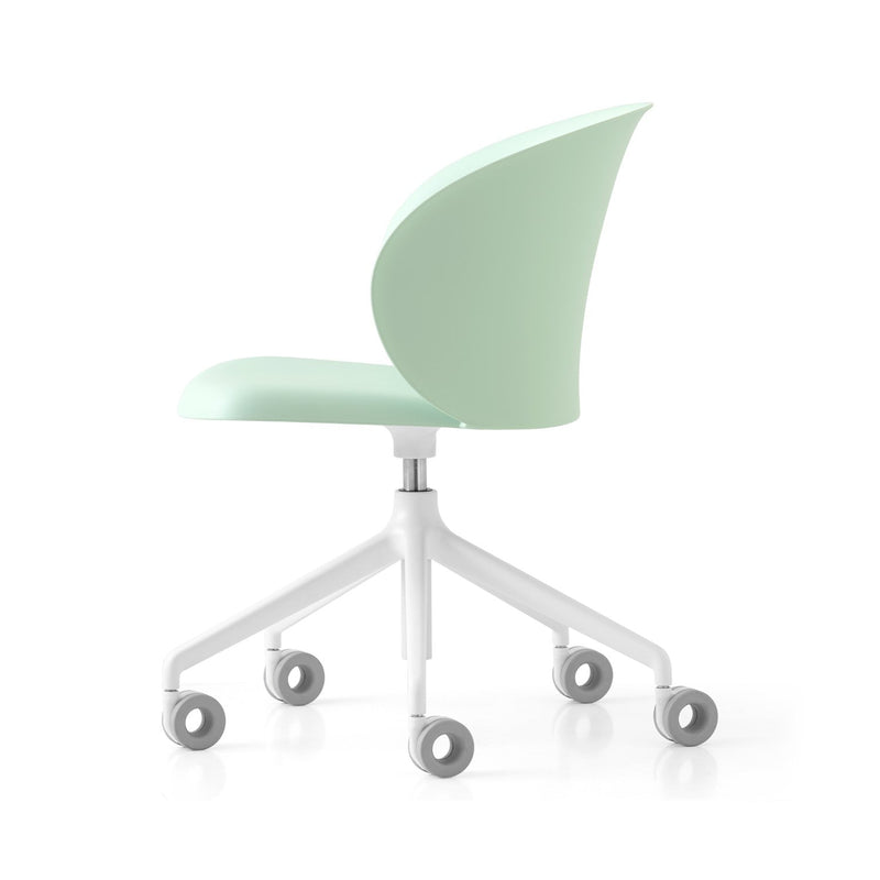 media image for tuka optic white aluminum swivel office chair by connubia cb2126000094slb00000000 47 247