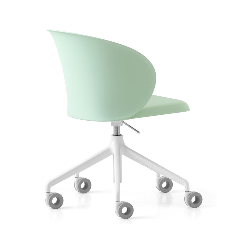 media image for tuka optic white aluminum swivel office chair by connubia cb2126000094slb00000000 48 281