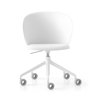 product image for tuka optic white aluminum swivel office chair by connubia cb2126000094slb00000000 38 63