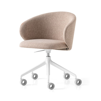 product image for tuka optic white aluminum swivel office chair by connubia cb2126000094slb00000000 25 73