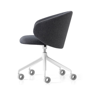 product image for tuka optic white aluminum swivel office chair by connubia cb2126000094slb00000000 3 74