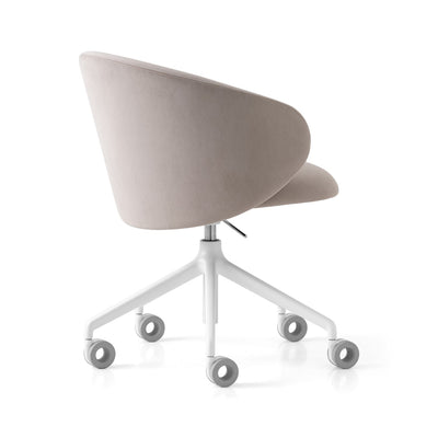 product image for tuka optic white aluminum swivel office chair by connubia cb2126000094slb00000000 24 65