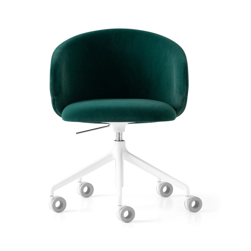 media image for tuka optic white aluminum swivel office chair by connubia cb2126000094slb00000000 10 281