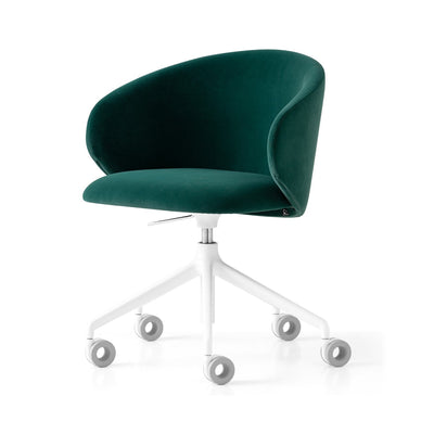 product image for tuka optic white aluminum swivel office chair by connubia cb2126000094slb00000000 9 0