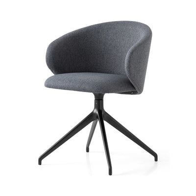 product image of tuka black aluminum swivel chair by connubia cb2127000015slb00000000 1 529