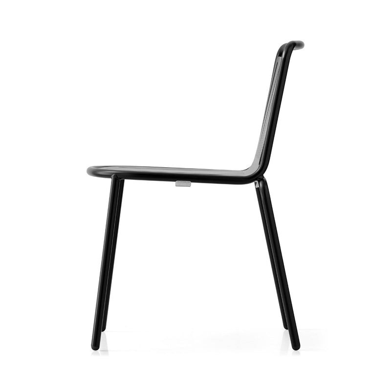 media image for easy matt black metal chair by connubia cb213101001501500000000 3 275