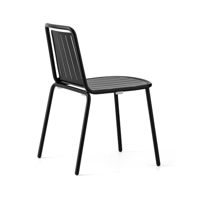 product image for easy matt black metal chair by connubia cb213101001501500000000 4 8