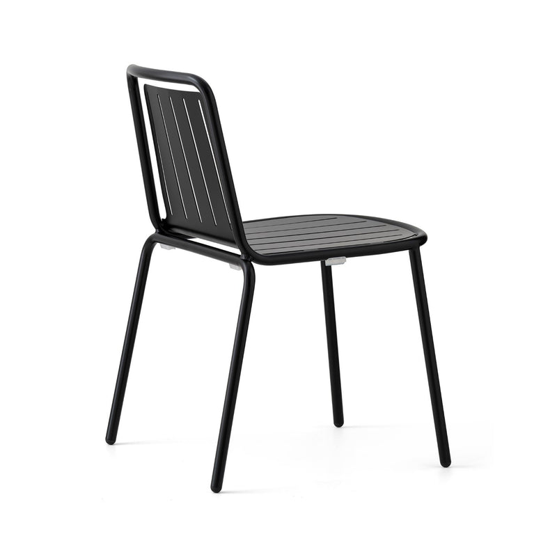 media image for easy matt black metal chair by connubia cb213101001501500000000 4 251