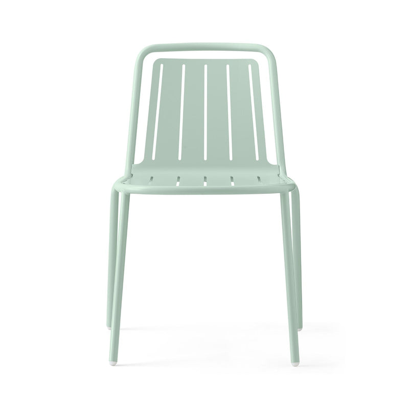 media image for easy matt thyme green metal chair by connubia cb213101008l08l00000000 2 251