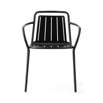 product image for easy matt black metal armchair by connubia cb213201001501500000000 2 50