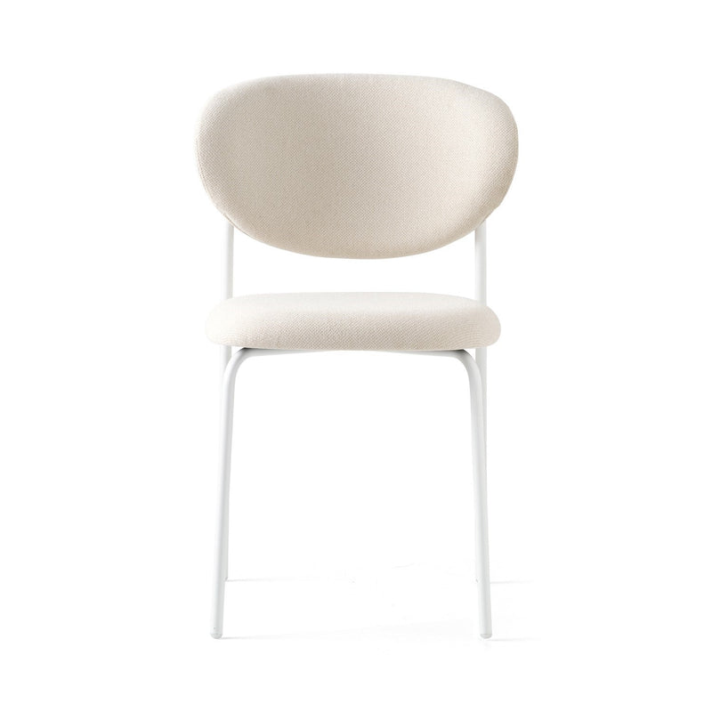 media image for cozy optic white metal chair by connubia cb2135000094slb00000000 26 277