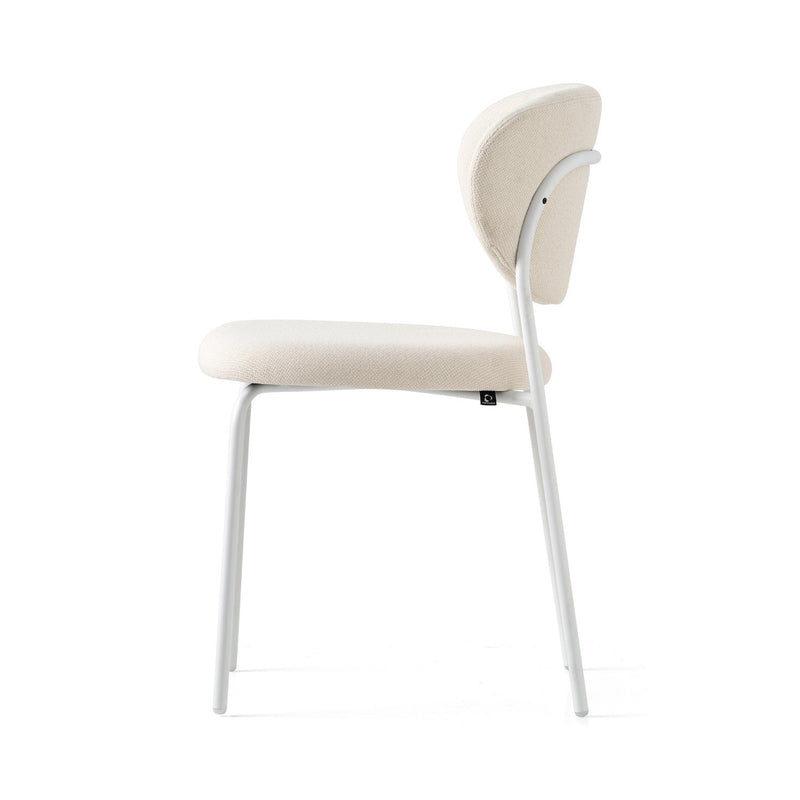media image for cozy optic white metal chair by connubia cb2135000094slb00000000 27 228