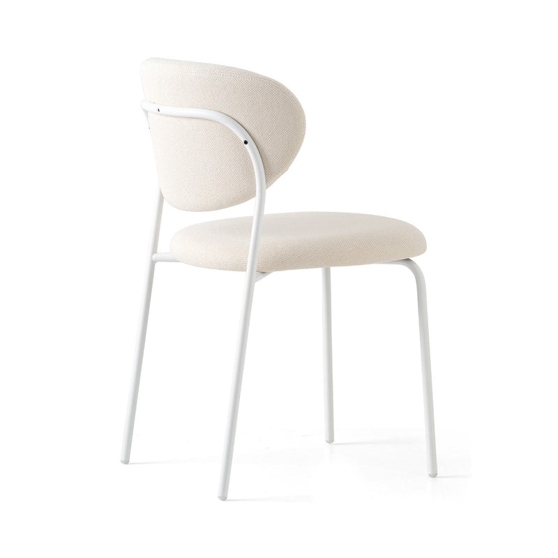 media image for cozy optic white metal chair by connubia cb2135000094slb00000000 28 239