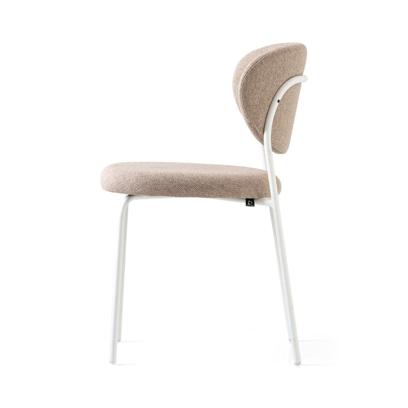 media image for cozy optic white metal chair by connubia cb2135000094slb00000000 35 29
