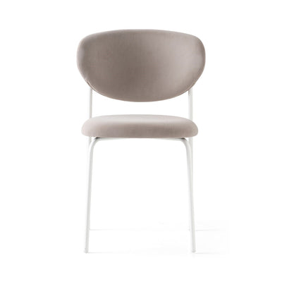 product image for cozy optic white metal chair by connubia cb2135000094slb00000000 30 52