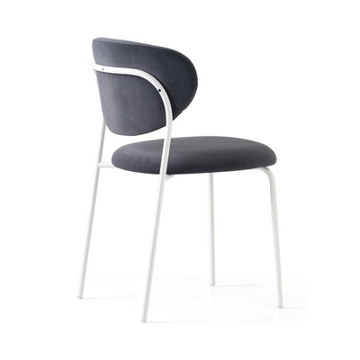 product image for cozy optic white metal chair by connubia cb2135000094slb00000000 24 91