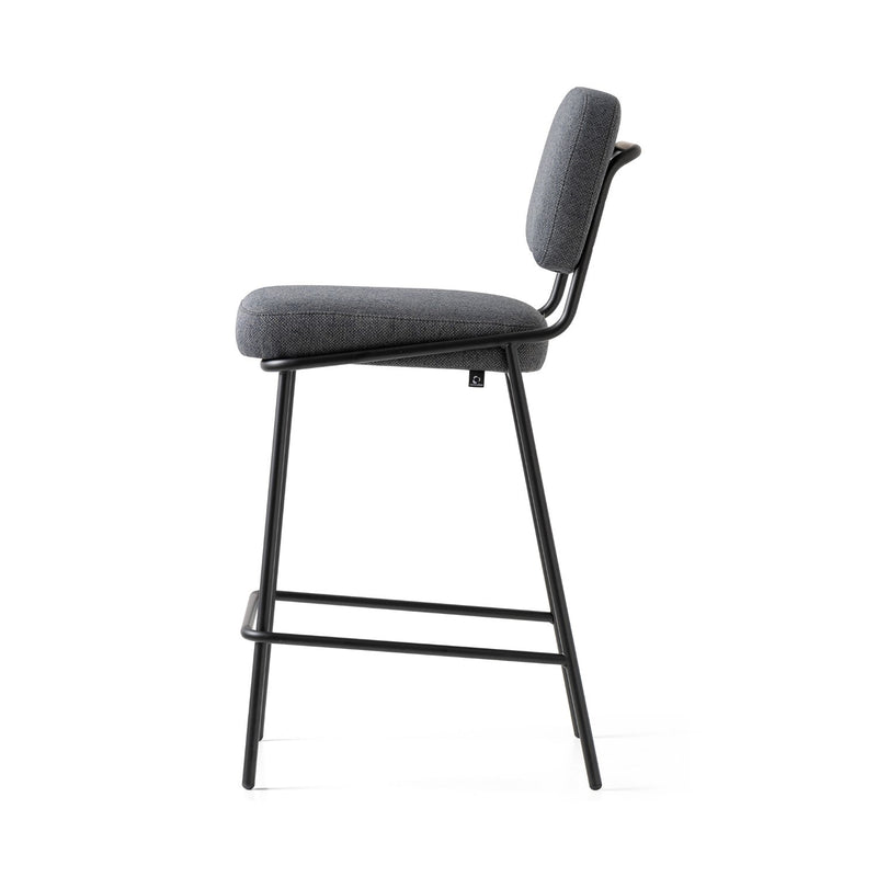 media image for sixty black metal counter stool by connubia cb2139000015slb00000000 3 279