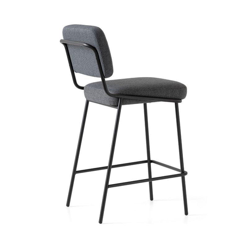 media image for sixty black metal counter stool by connubia cb2139000015slb00000000 4 210