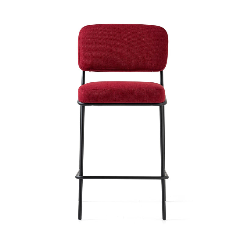 media image for sixty black metal counter stool by connubia cb2139000015slb00000000 6 245