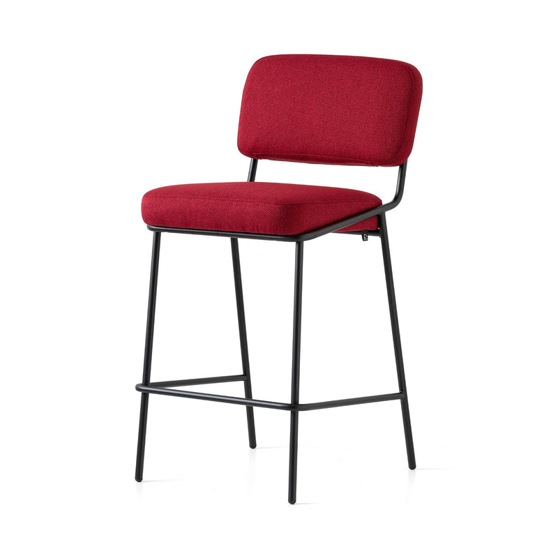 media image for sixty black metal counter stool by connubia cb2139000015slb00000000 5 294