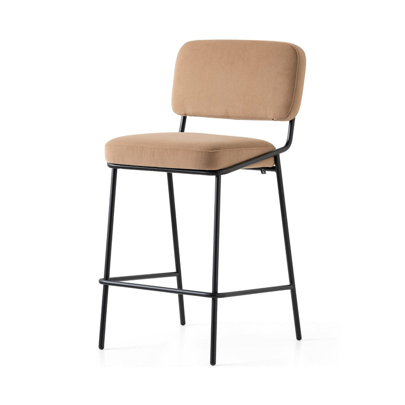 media image for sixty black metal counter stool by connubia cb2139000015slb00000000 9 235