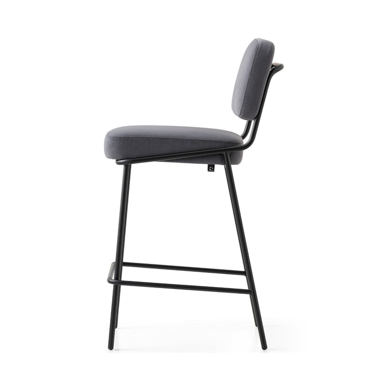media image for sixty black metal counter stool by connubia cb2139000015slb00000000 23 223