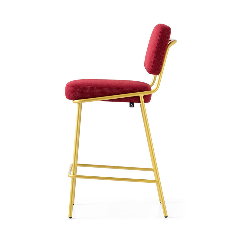 media image for sixty painted brass metal counter stool by connubia cb213900033lslb00000000 7 225