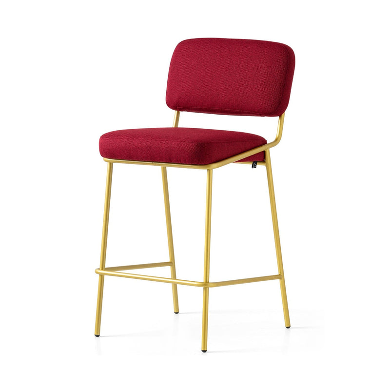 media image for sixty painted brass metal counter stool by connubia cb213900033lslb00000000 5 291