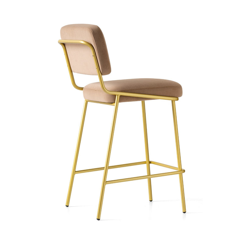 media image for sixty painted brass metal counter stool by connubia cb213900033lslb00000000 12 219