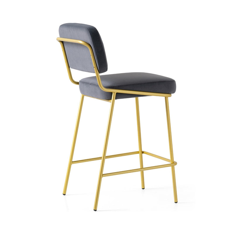 media image for sixty painted brass metal counter stool by connubia cb213900033lslb00000000 24 235