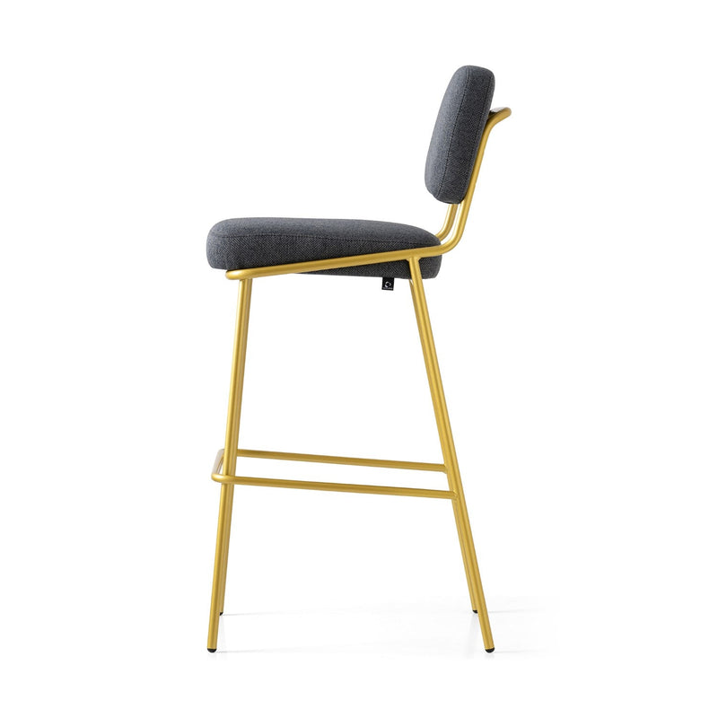 media image for sixty painted brass metal bar stool by connubia cb214000033lslb00000000 3 237