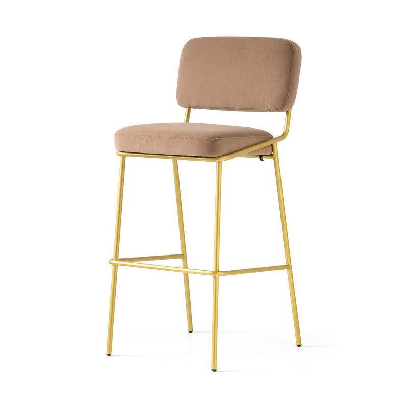 media image for sixty painted brass metal bar stool by connubia cb214000033lslb00000000 9 25