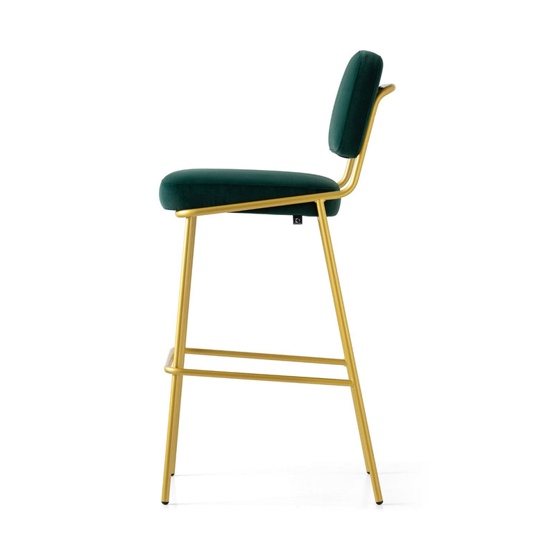 media image for sixty painted brass metal bar stool by connubia cb214000033lslb00000000 19 249