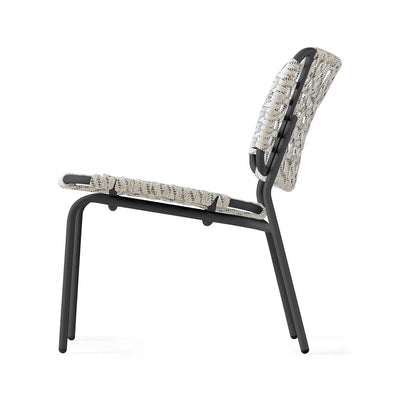 product image for yo matt black metal garden chair by connubia cb350501d015sta00000000 3 60