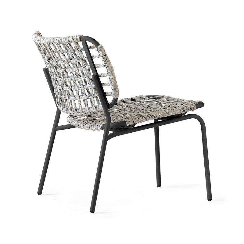 media image for yo matt black metal garden chair by connubia cb350501d015sta00000000 4 255