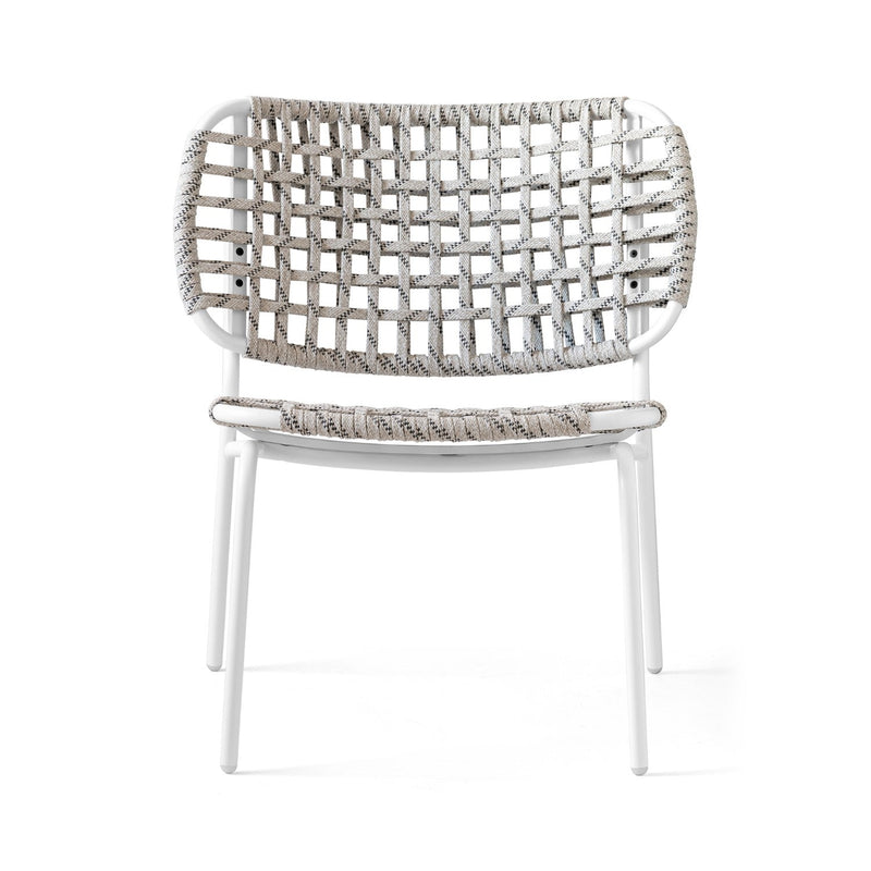 media image for yo matt optic white metal garden chair by connubia cb350501d094sta00000000 2 226