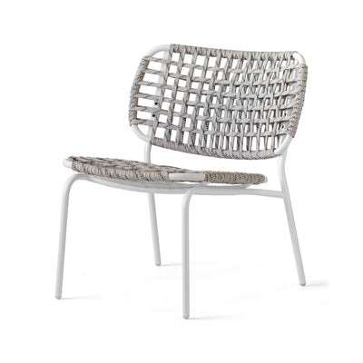 product image for yo matt optic white metal garden chair by connubia cb350501d094sta00000000 1 49