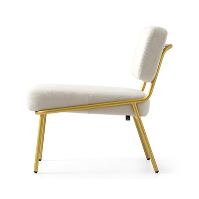 product image for sixty painted brass metal lounge chair by connubia cb350900033lslb00000000 11 96