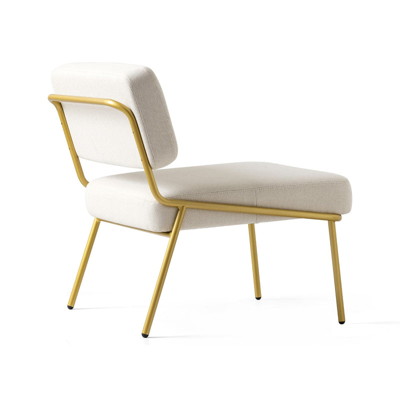 media image for sixty painted brass metal lounge chair by connubia cb350900033lslb00000000 12 283