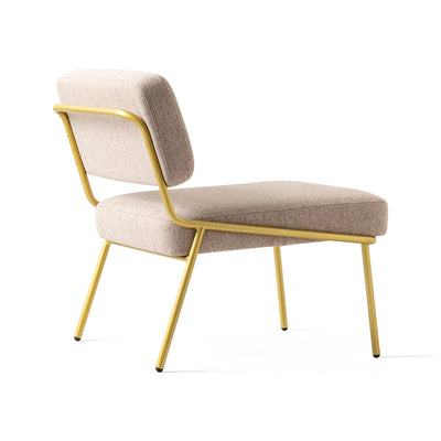 product image for sixty painted brass metal lounge chair by connubia cb350900033lslb00000000 16 93