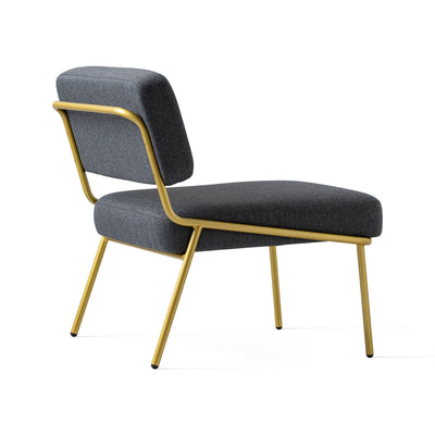 product image for sixty painted brass metal lounge chair by connubia cb350900033lslb00000000 4 5