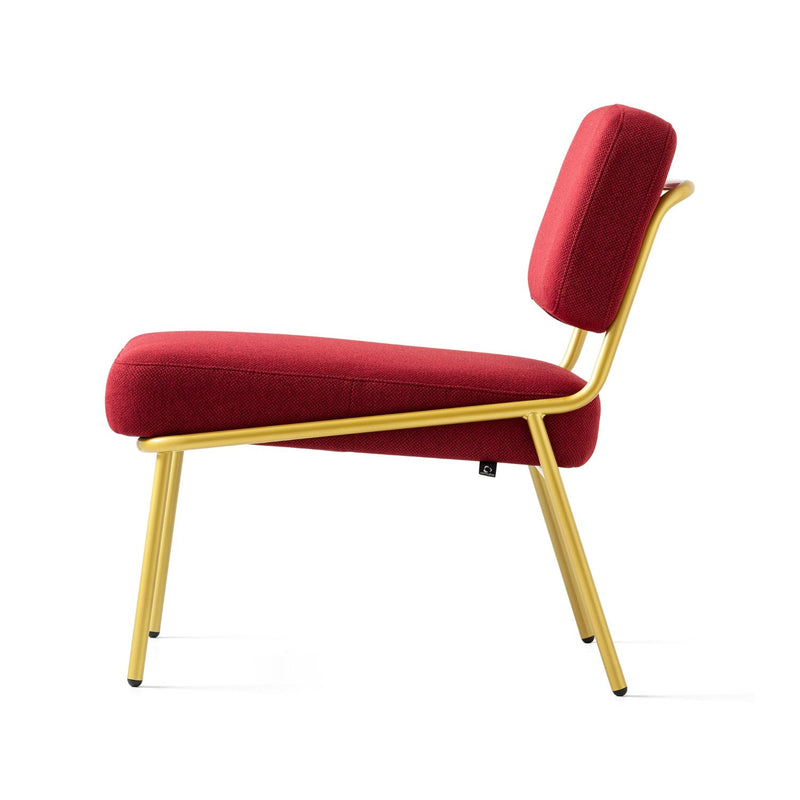 media image for sixty painted brass metal lounge chair by connubia cb350900033lslb00000000 7 273